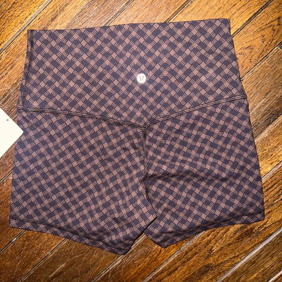NWT Lululemon Align Biker Shorts - NEW RELEASE Jacquard - Size 8 - Picture 2 of 4